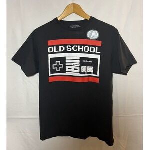 Nintendo Mens Old School NES Controller Graphic‎ T-Shirt Black Size M 2017 Retro